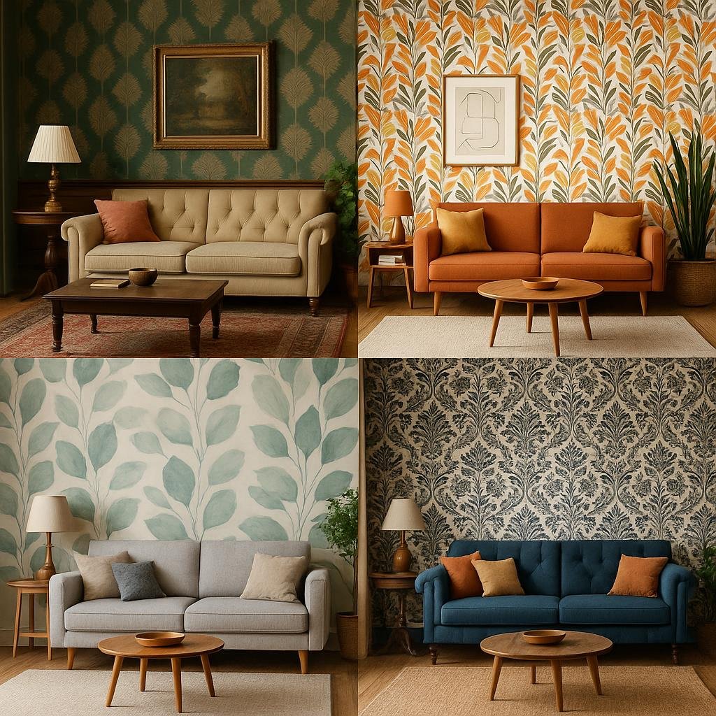 Incorporating Wallpaper in Different Living Room Styles for a Personalized Touch