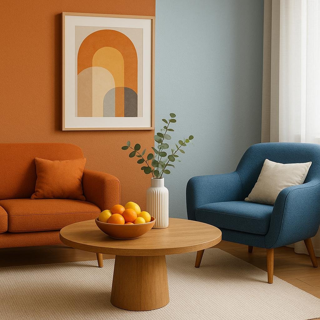 Balancing warmth and Coolness for inviting Spaces