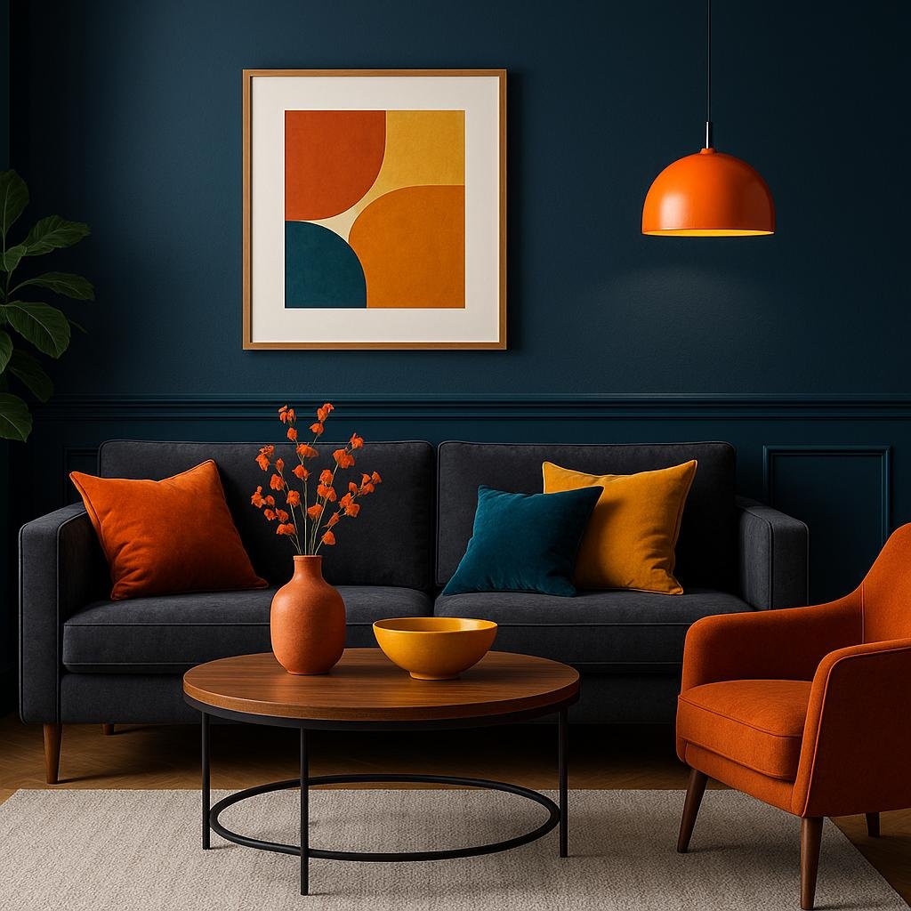 Incorporating Accent Colors for Depth and Interest