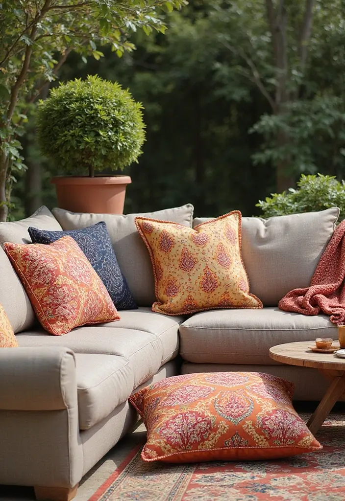 How to Transform Your Patio into a Relaxing Summer Retreat with These Simple Decor Tips - 1. Soft Seating for Comfort