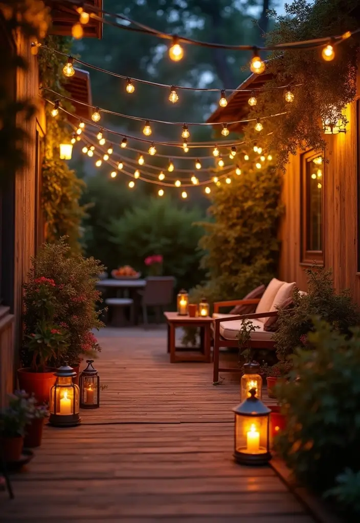 How to Transform Your Patio into a Relaxing Summer Retreat with These Simple Decor Tips - 2. Ambient Lighting for Magical Evenings