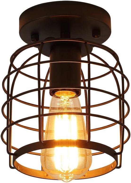 Our Review: Create For Life® industrial Vintage Flush Mount Light
