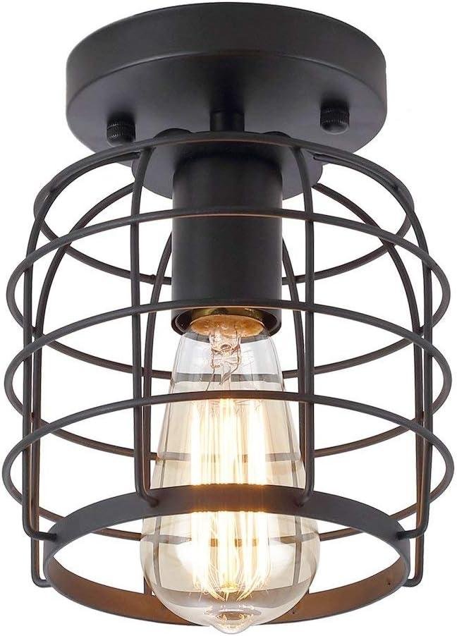 Our Review: Create For Life® Industrial Vintage Flush mount Light