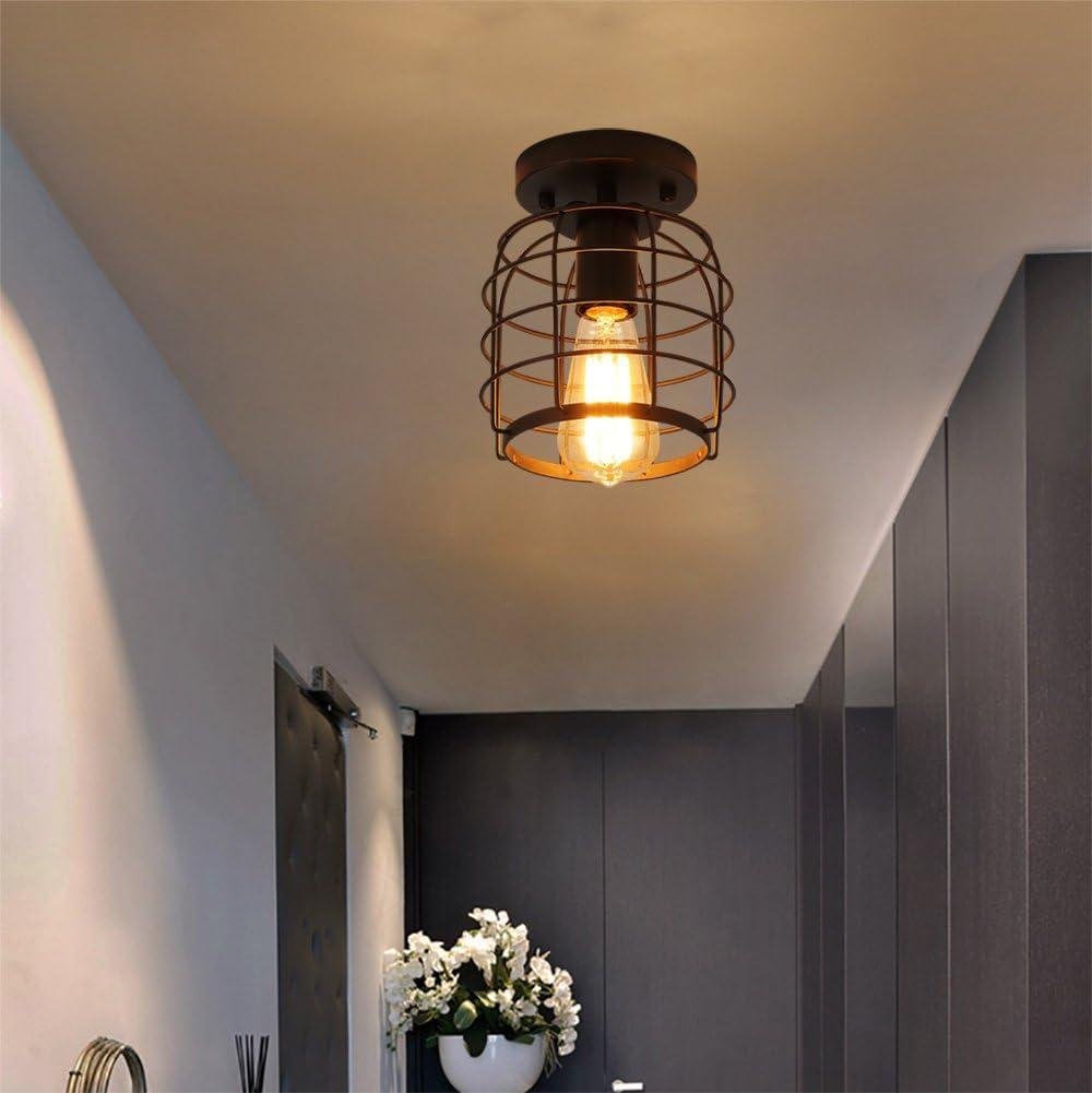 Our Review: Create For Life® Industrial Vintage Flush Mount Light