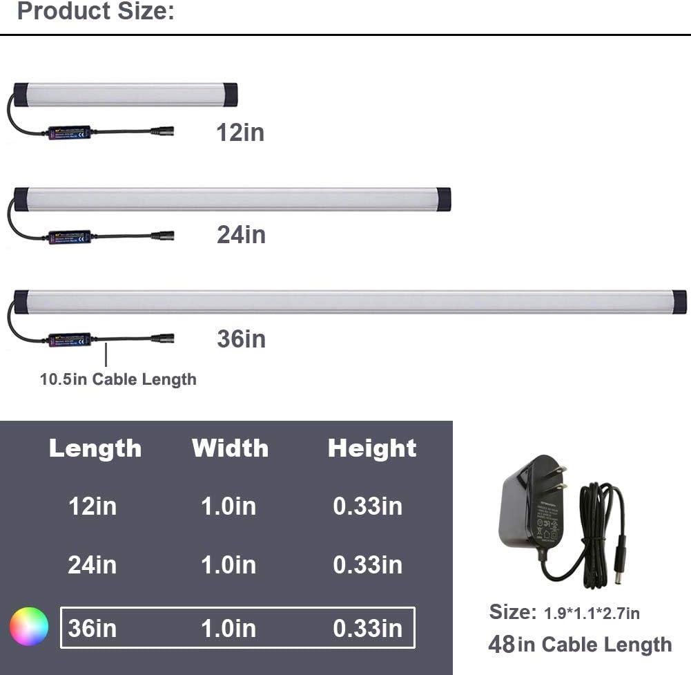 Our ⁤Honest⁤ Review: Dimmable RGB LED Under⁢ cabinet Lighting Bar