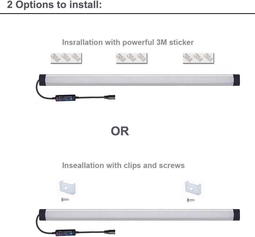 Our Honest Review: Dimmable RGB LED Under Cabinet ​Lighting Bar