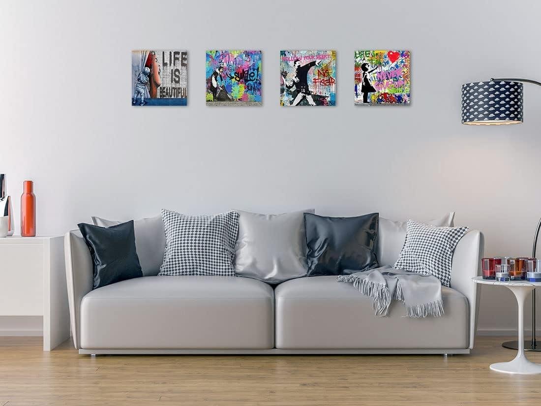Our Review: Banksy Canvas Wall Art That brings Street Style Home