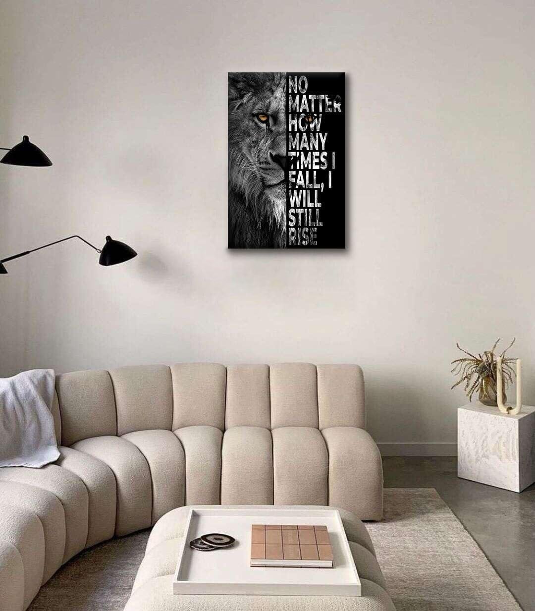 Our Review⁤ of SKASNFAI's Inspirational Lion​ Canvas: Worth It?