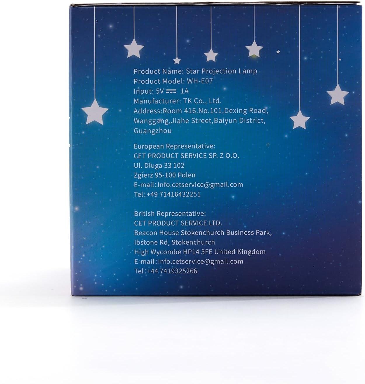 Our Review: One Fire Star Projector Night Light for Kids' Rooms