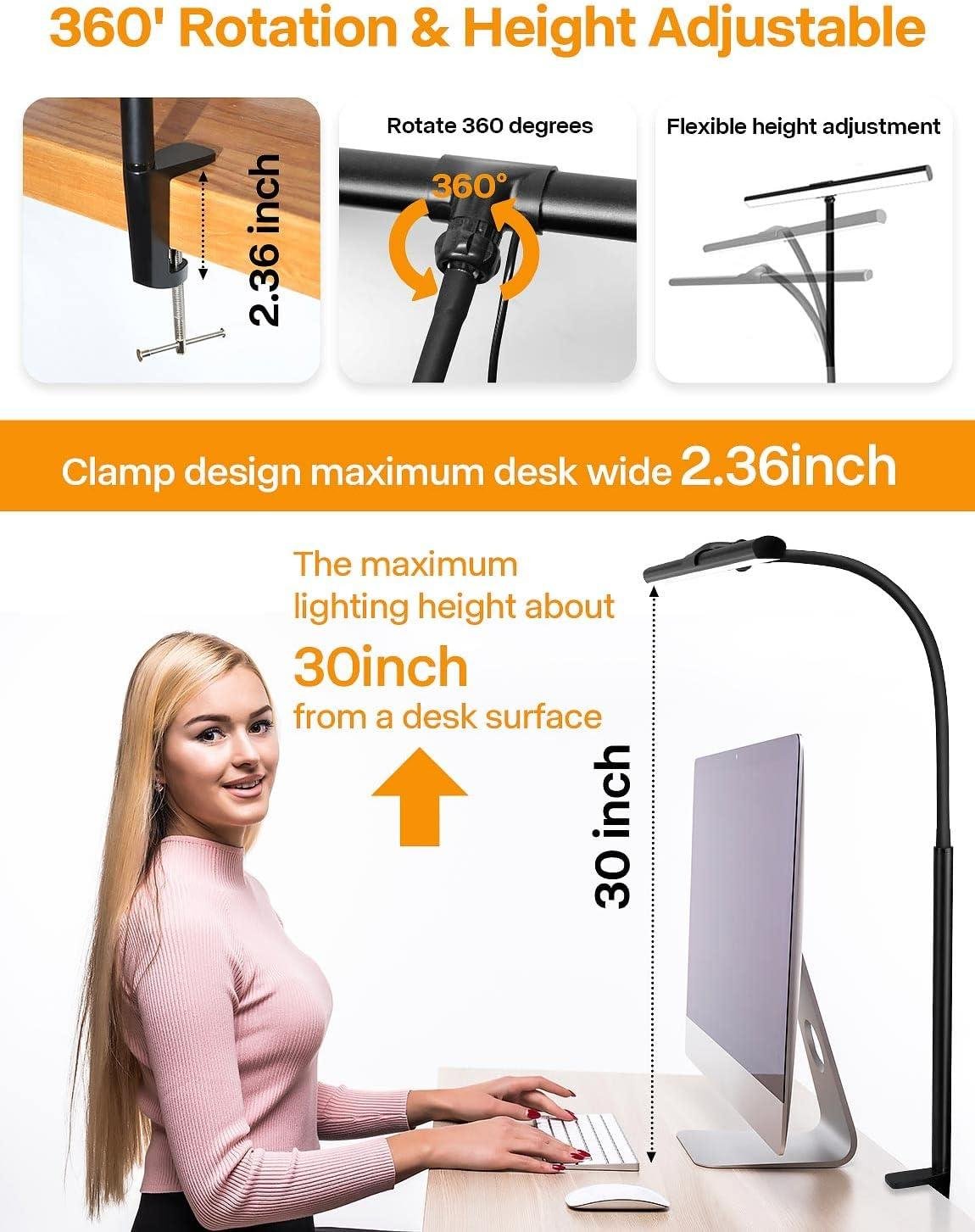 Why We Love the ACNCTOP Desk Lamp: bright, Flexible, and Eye-Friendly