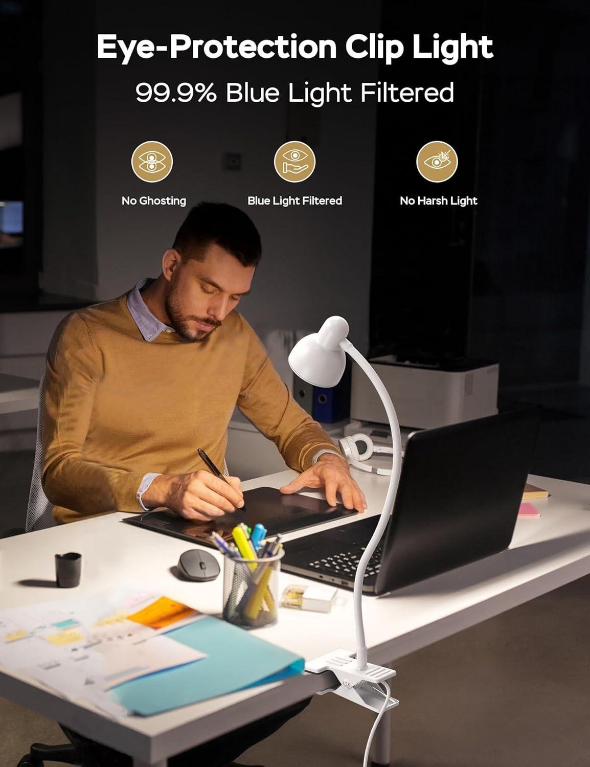 Our‍ Review: LiFMIRA USB Clip-On‍ Lamp‌ with Eye-Care & Flexible Light