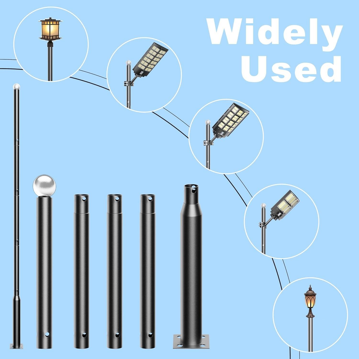 Our Review of the Durable 19.7Ft Solar Street Light Pole