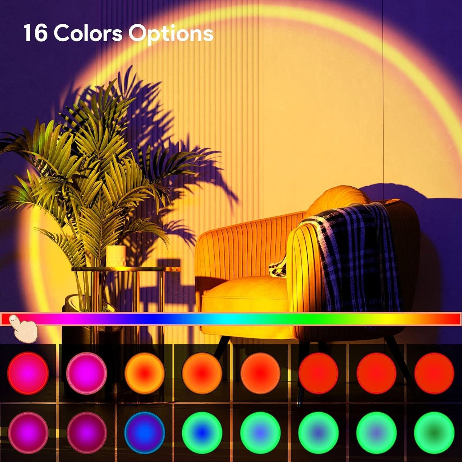 exploring the Sunset Lamp: Our Bright, Colorful LED review