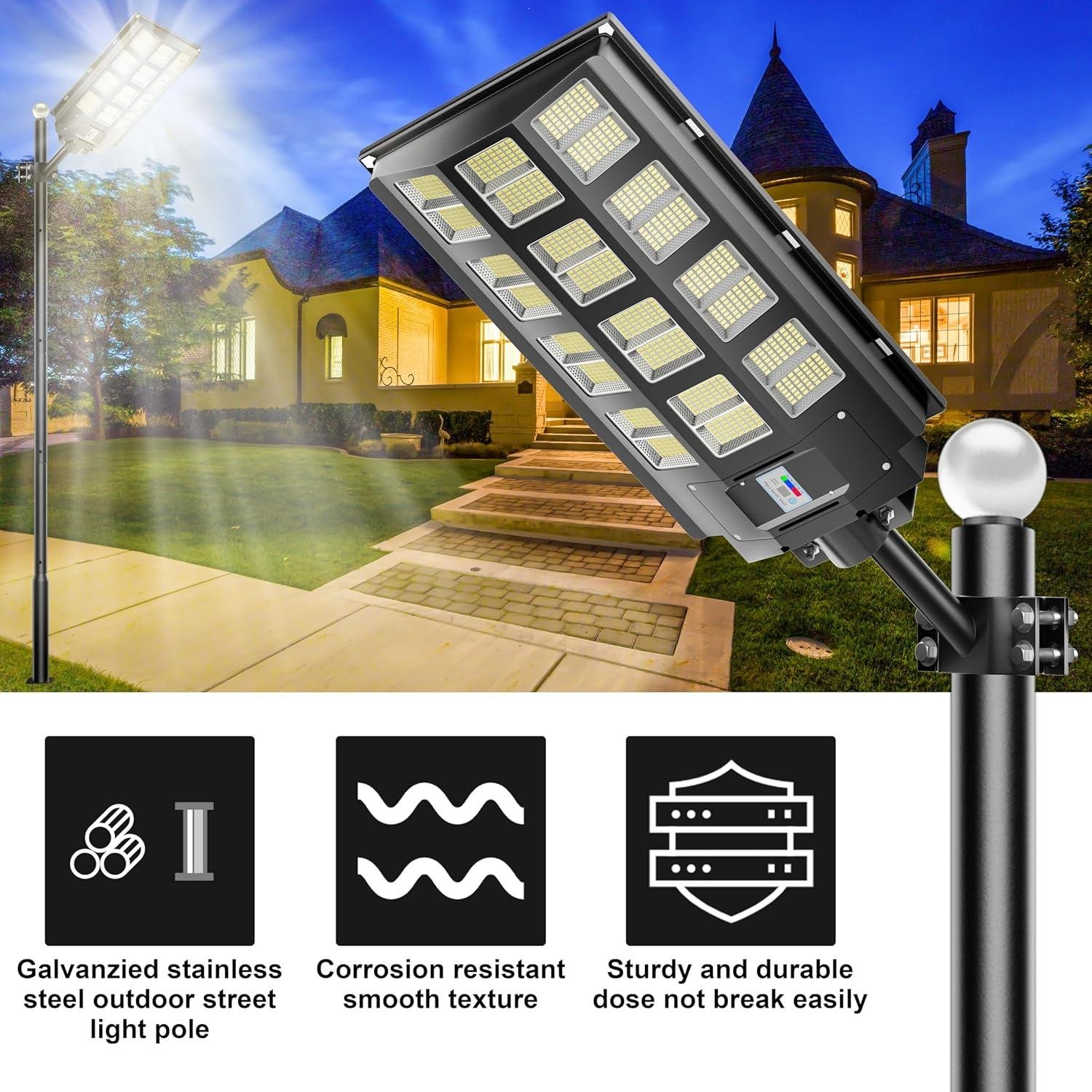 Our Review of the Durable 19.7Ft Solar Street Light Pole