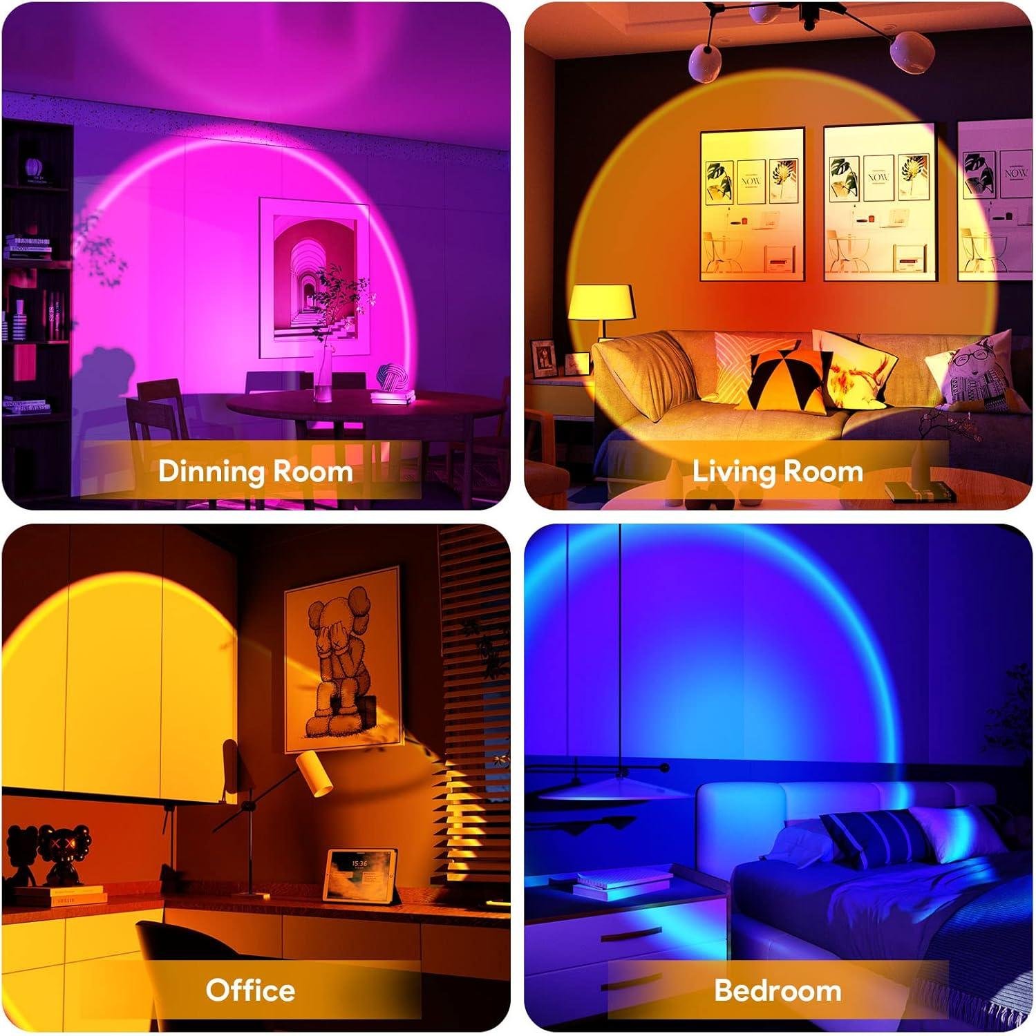 Exploring the Sunset Lamp: Our Bright, Colorful LED Review