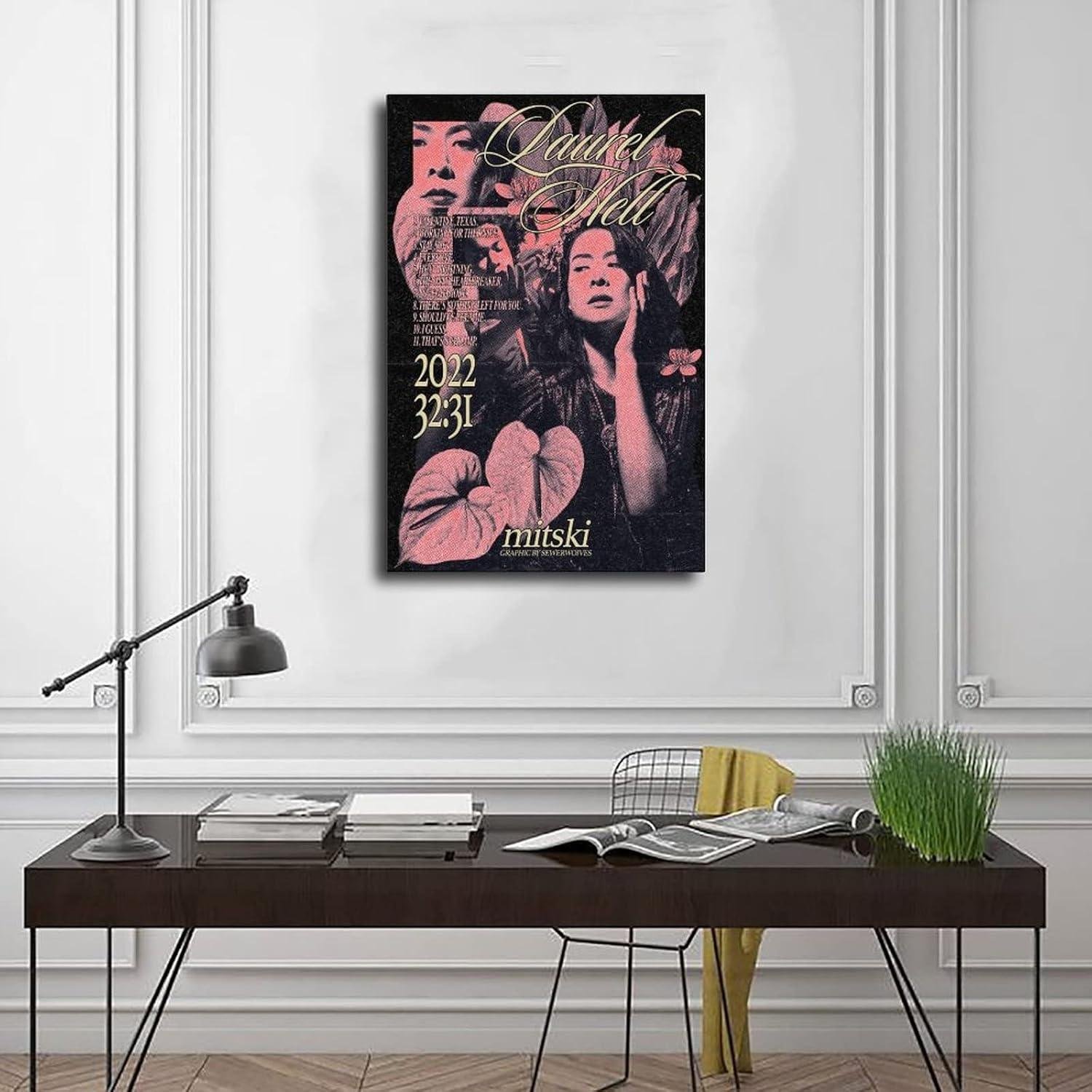 We Explore Mitski's Vintage Canvas Poster: A Perfect Art Statement
