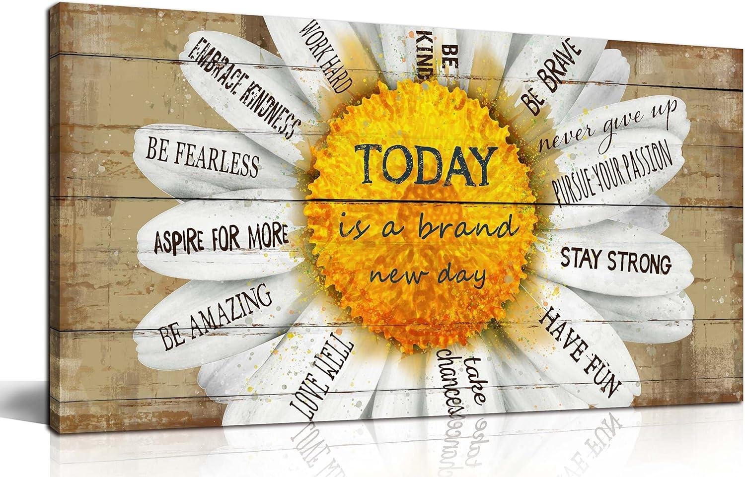 We Brighten Our Space: Sunshine Daisy Wall Art Review