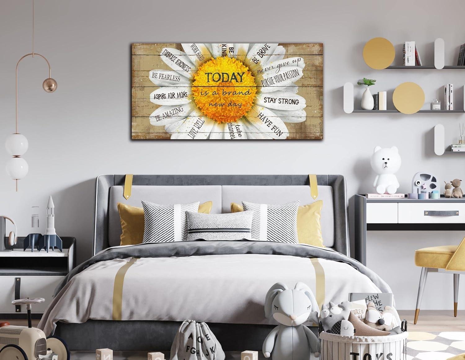 We Brighten Our Space: Sunshine Daisy Wall Art review