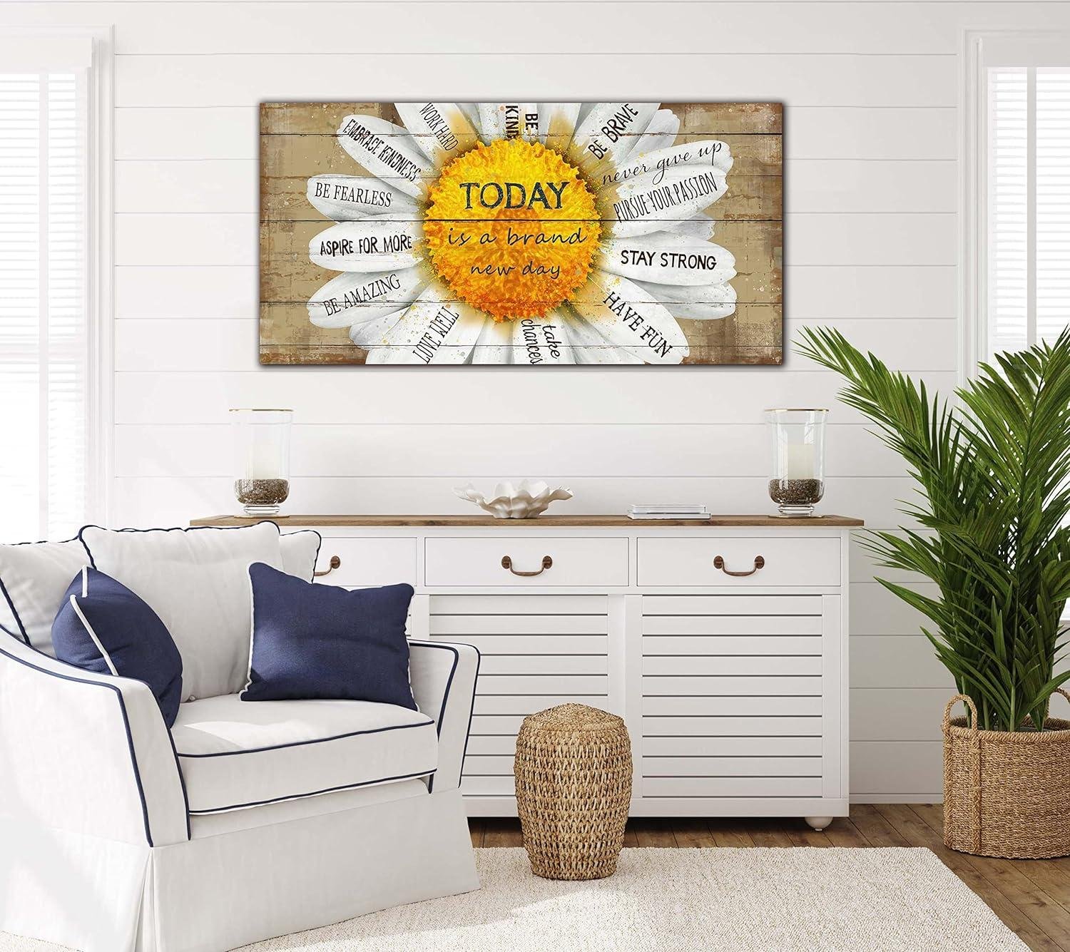 We Brighten Our Space: Sunshine Daisy Wall Art Review