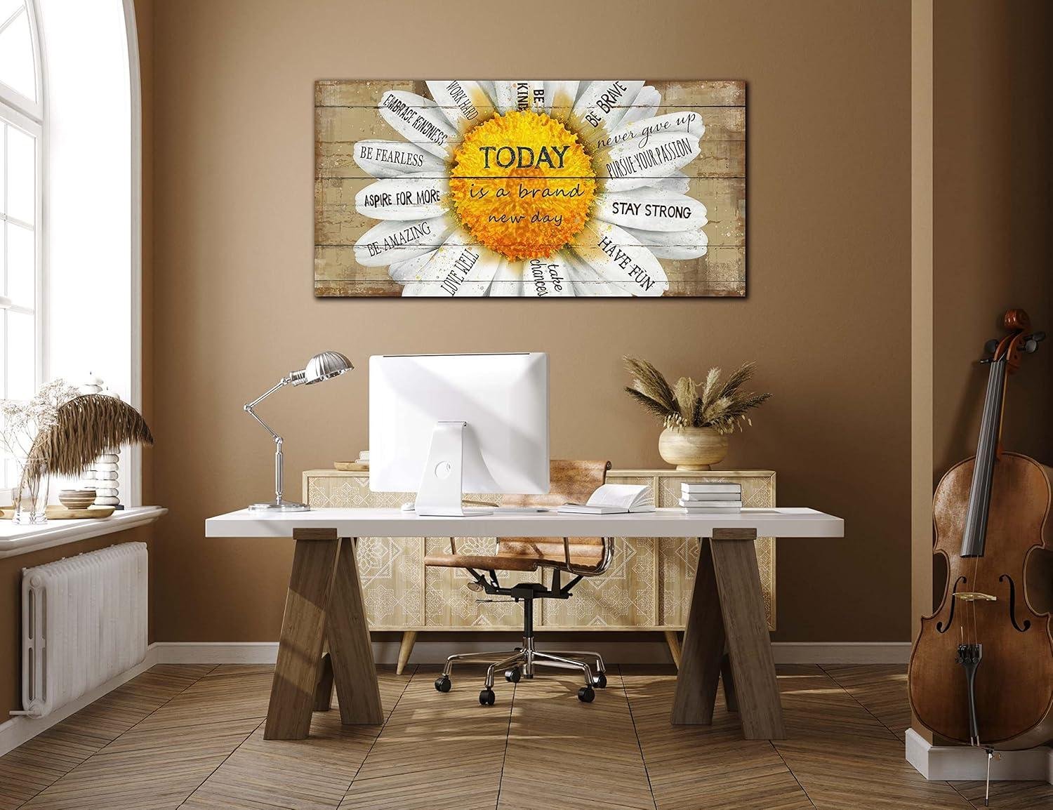 We Brighten Our Space: Sunshine Daisy Wall Art Review
