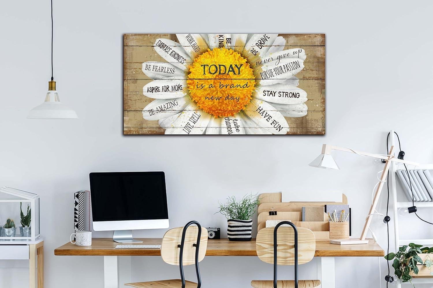 We Brighten Our space: sunshine Daisy Wall Art review