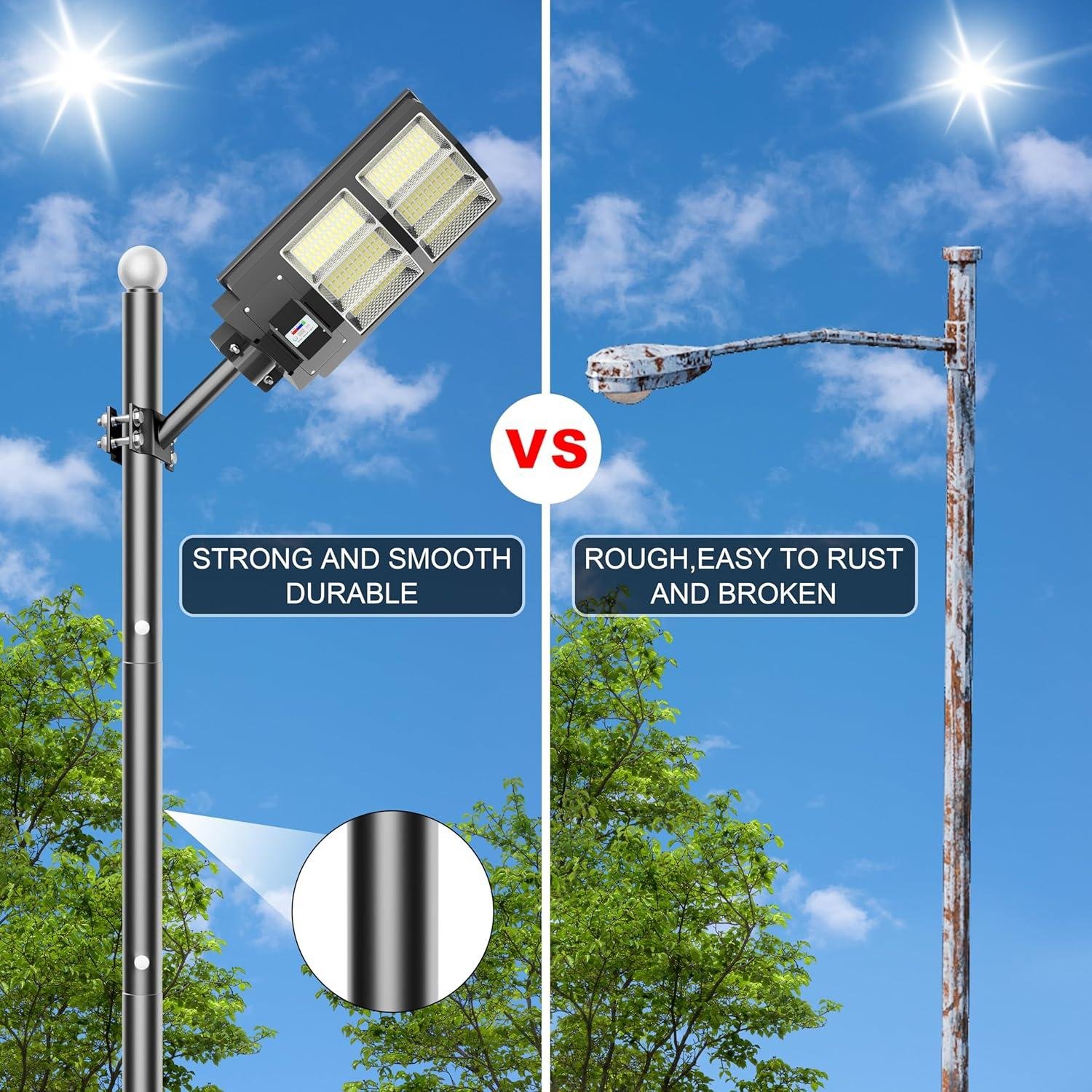 Our Review of the Durable 19.7Ft Solar Street Light Pole