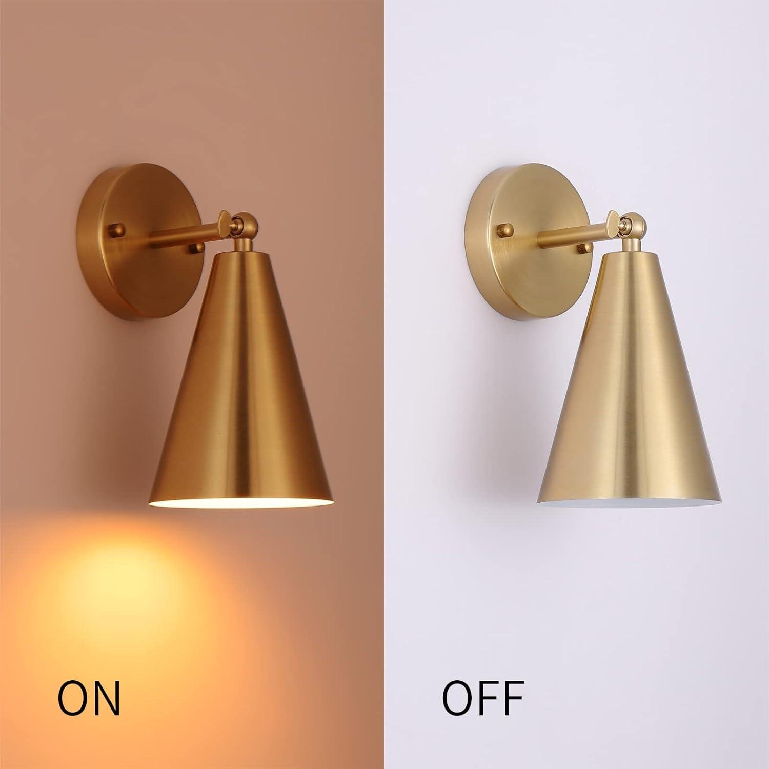 Our Review: MWZ Gold sconces Set - Stylish, Adjustable, and Durable Wall Lamps