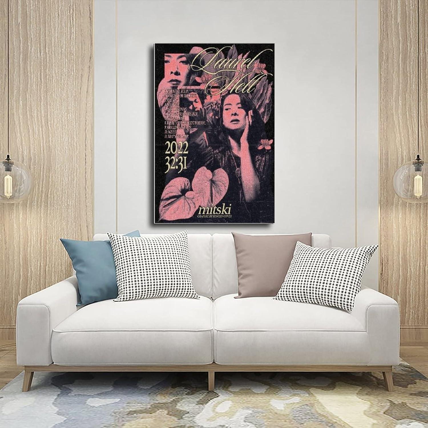 We Explore Mitski's Vintage Canvas Poster: A perfect Art Statement