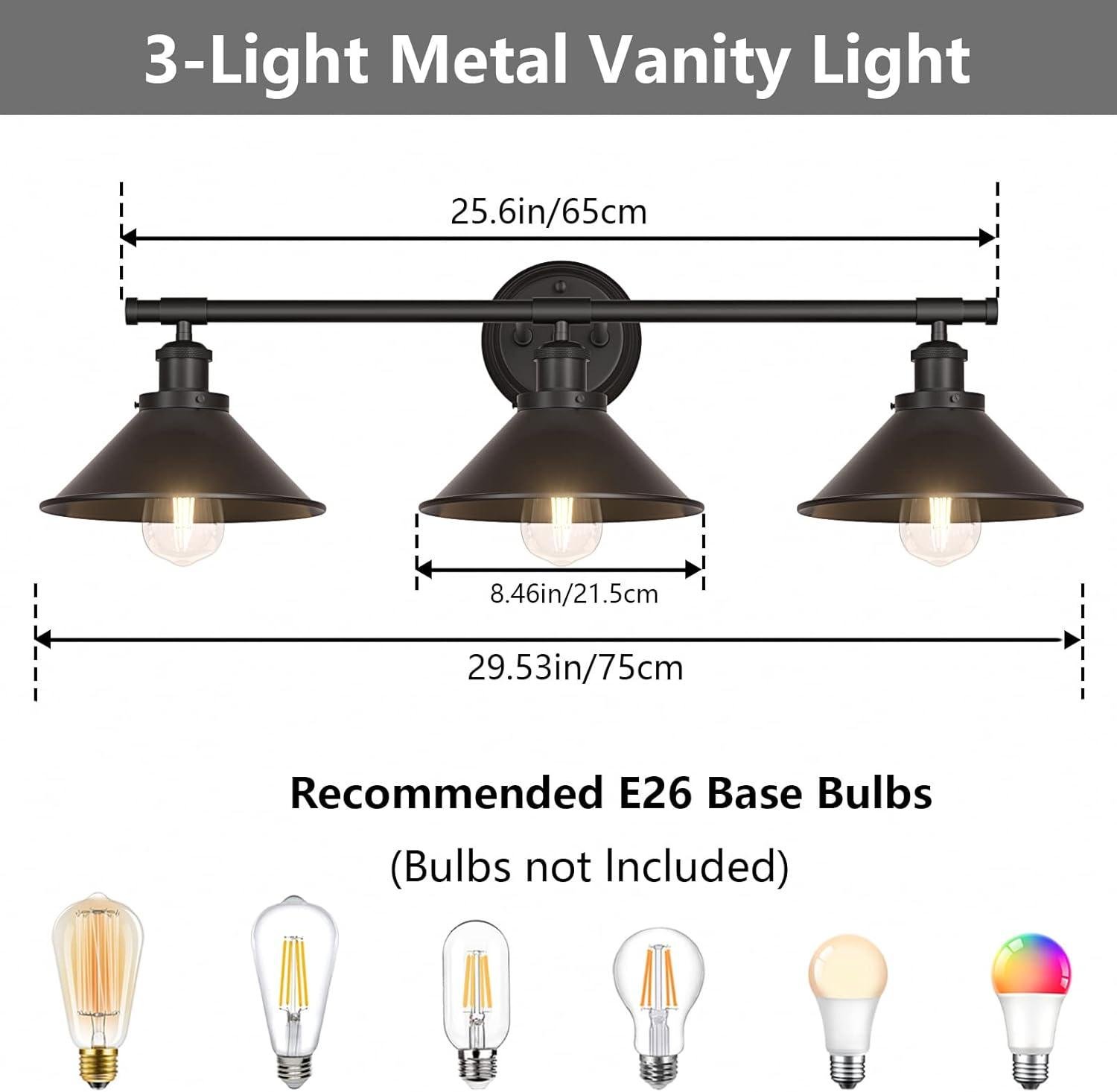 Our Review: Licperron⁣ 3-Light Black Vanity Light for Farmhouse ⁢Style