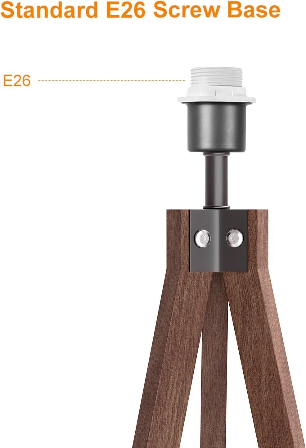 Our Review of the LEPOWER Wood Tripod Lamp: Stylish & Practical