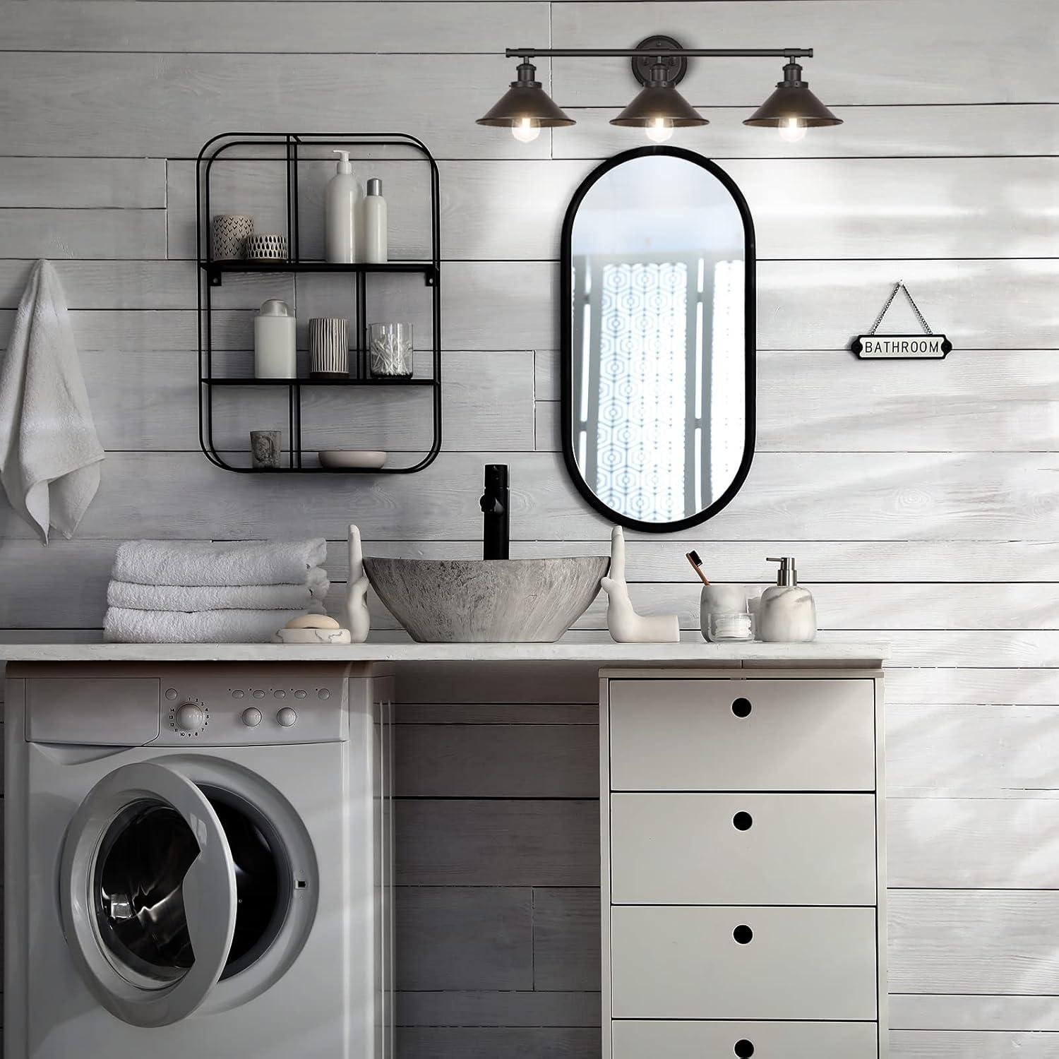 Our Review: Licperron 3-Light Black Vanity‌ Light for Farmhouse‌ Style