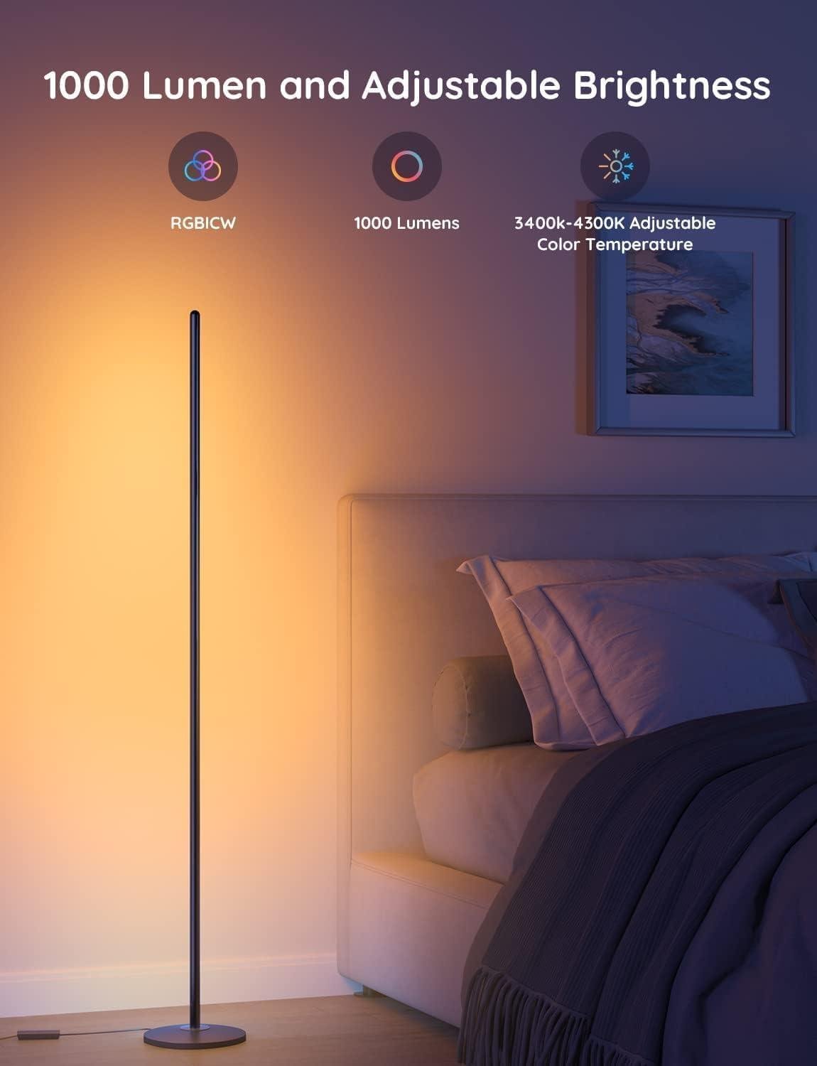Our Review of the Govee RGBIC Floor Lamp: smart, Colorful, & Fun