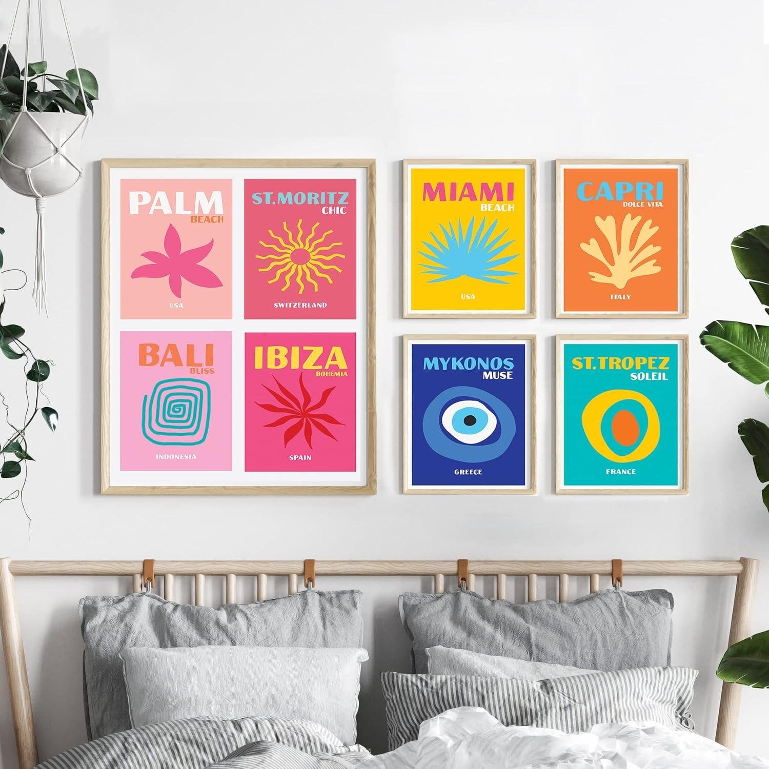 Our Take on WOONKIT's 12-Set Preppy Travel Posters: Dorm decor Solved