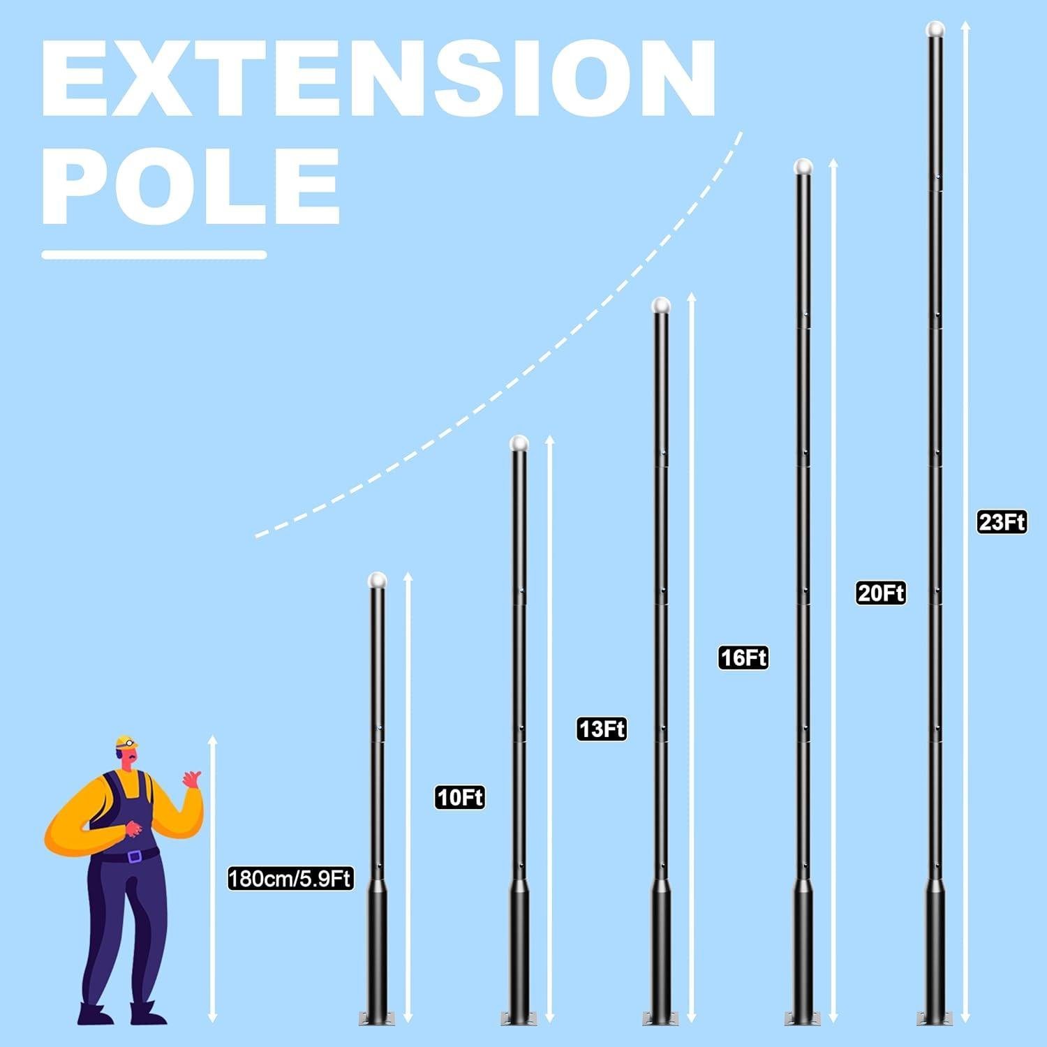 Our Review of the Durable 19.7Ft Solar Street Light Pole