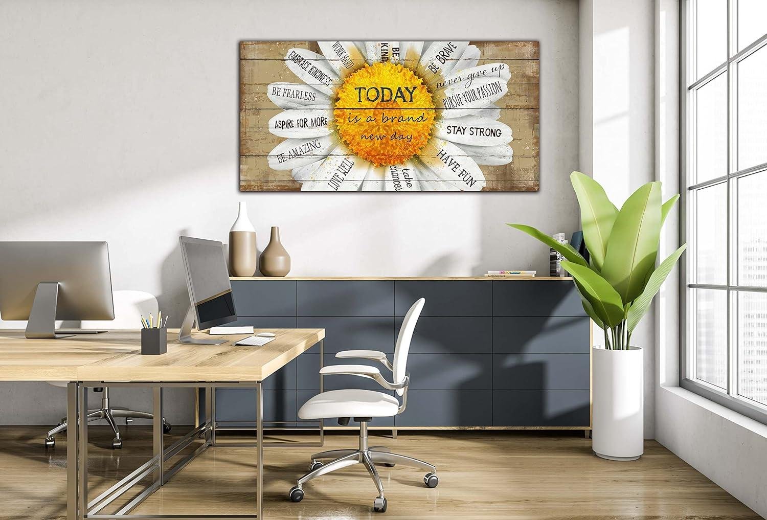 We Brighten Our Space: Sunshine Daisy Wall Art Review
