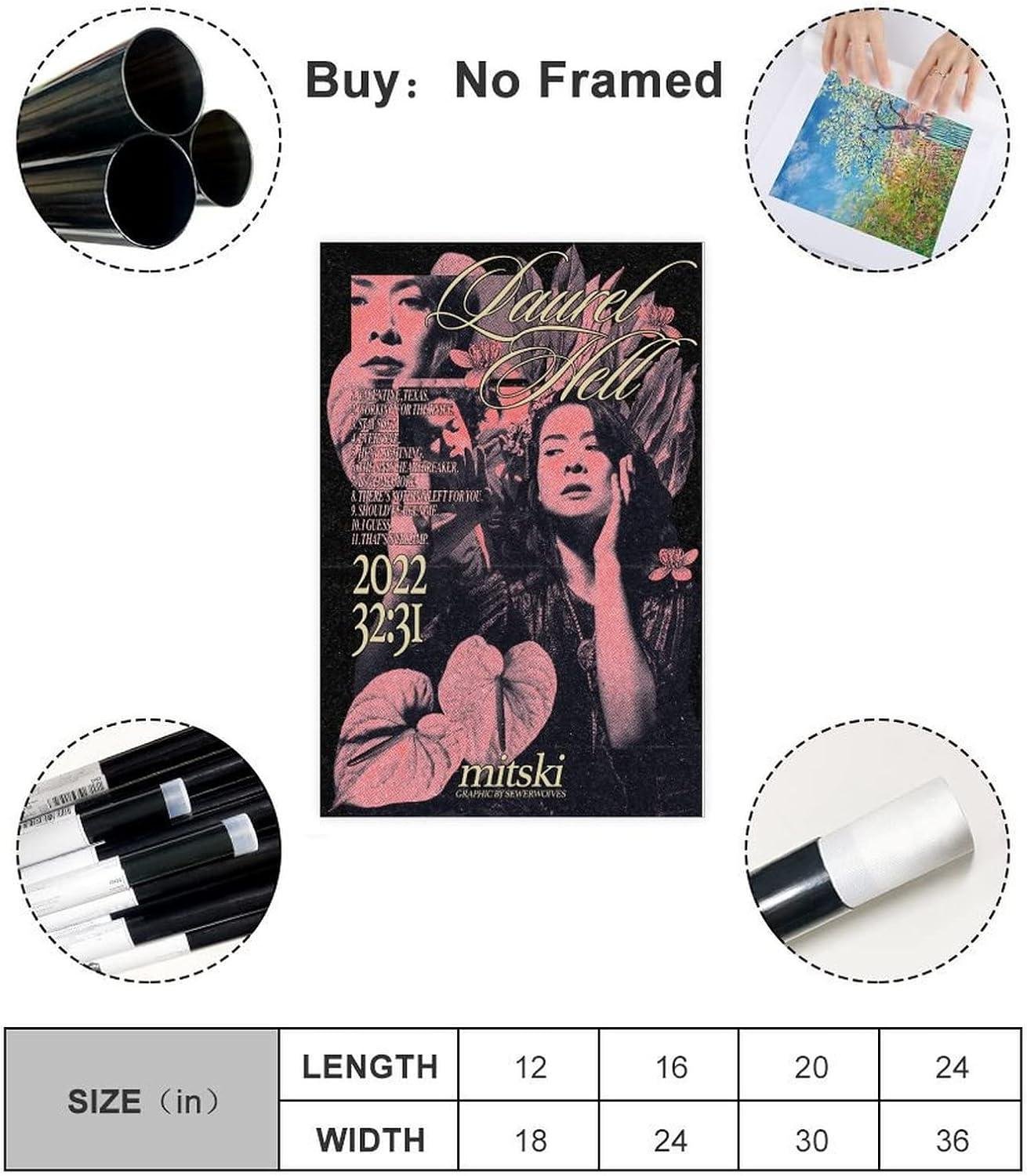 We Explore Mitski's Vintage Canvas Poster: A Perfect Art Statement