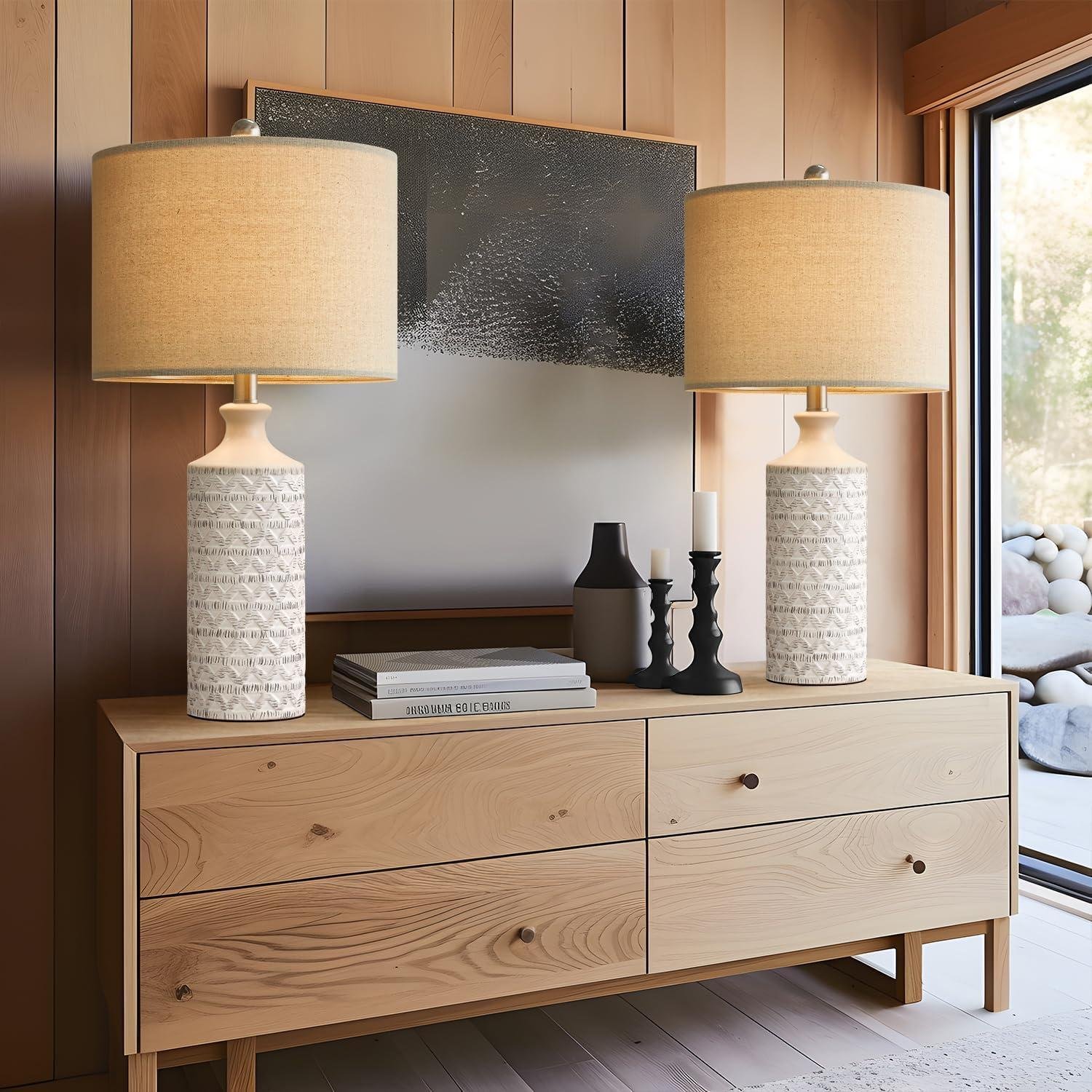 Our honest Review of PoKat 24'' Ceramic Lamps for Cozy Spaces