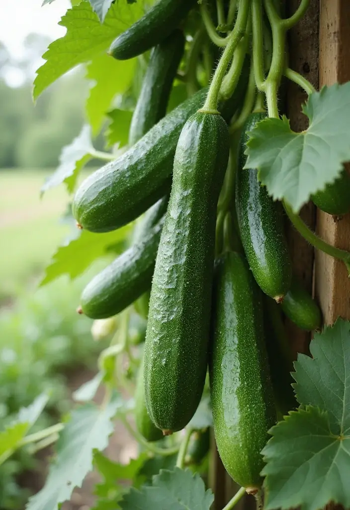 10 Easy Vegetables You Can Grow in Your Backyard Garden (Even if You're a Total Beginner!) - 9. Cucumbers