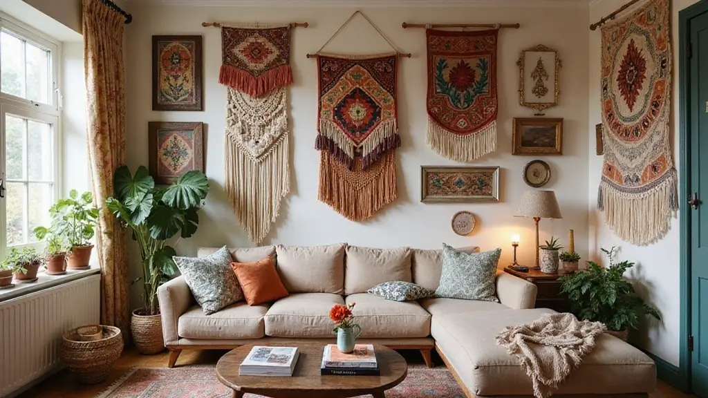 12 Bohemian Wall Art Ideas That Will Transform Your Space into a Cozy Oasis! - Decor By Grain | Inspiring Home Decor Finds for Every Style
