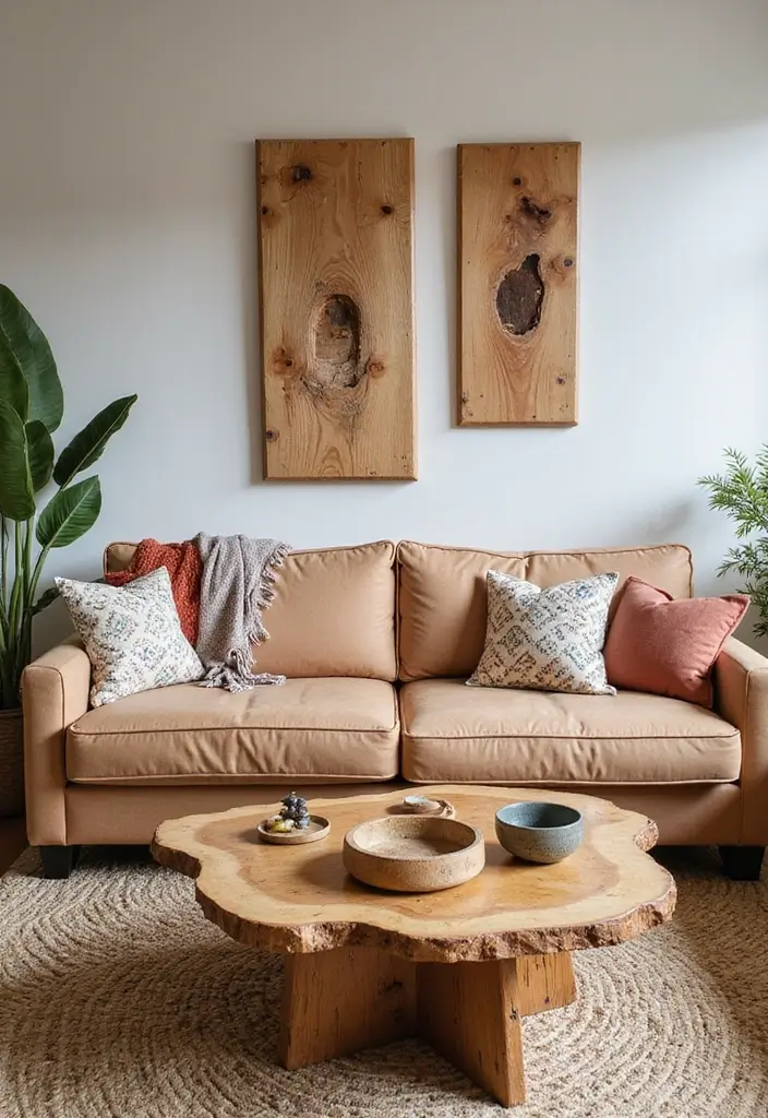 12 Boho Chic Ideas That'll Transport You to a Moroccan Oasis (Without Leaving Your Couch!) - 10. Natural Wood Elements