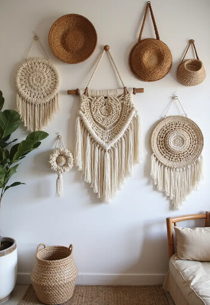 12 Boho Chic Ideas That'll Transport You to a Moroccan Oasis (Without Leaving Your Couch!) - 8. Exotic Wall Hangings