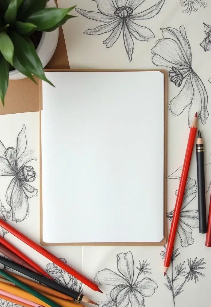 15 DIY Wall Art Projects That'll Transform Your Space on a Budget (You Won't Believe #7!) - 13. Hand-Drawn Artwork