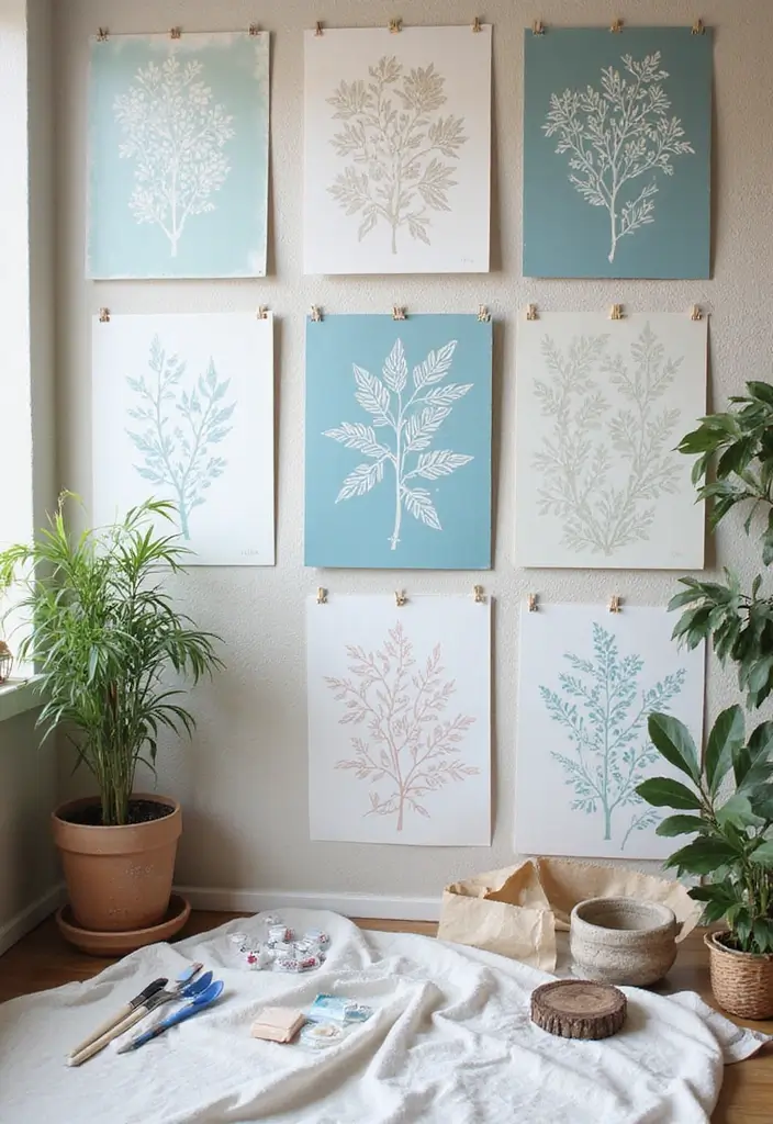 15 DIY Wall Art Projects That'll Transform Your Space on a Budget (You Won't Believe #7!) - 8. DIY Wall Stencils