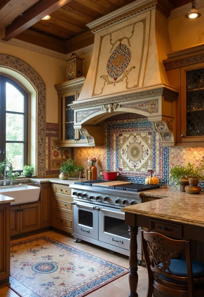 15 Stunning Mediterranean Kitchen Decor Ideas That'll Make You Want to Cook Every Day! - 12. Mosaic Designs