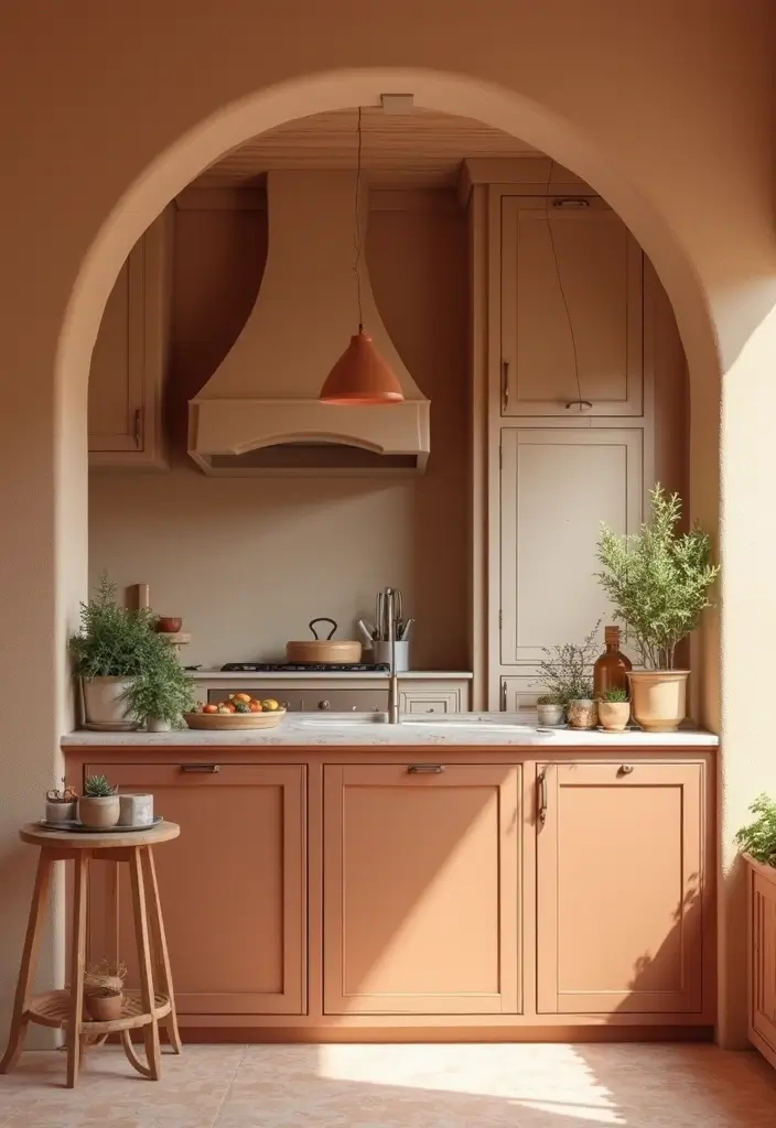15 Stunning Mediterranean Kitchen Decor Ideas That'll Make You Want to Cook Every Day! - 15. Warm Earthy Color Palette