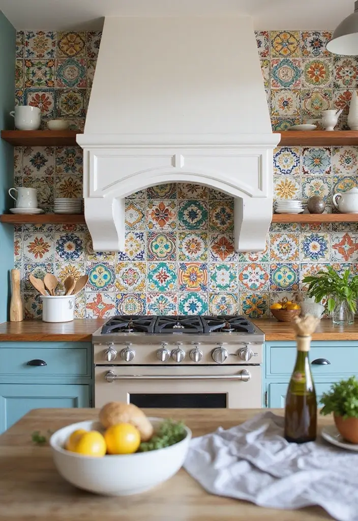 15 Stunning Mediterranean Kitchen Decor Ideas That'll Make You Want to Cook Every Day! - 3. Mediterranean-inspired Backsplash