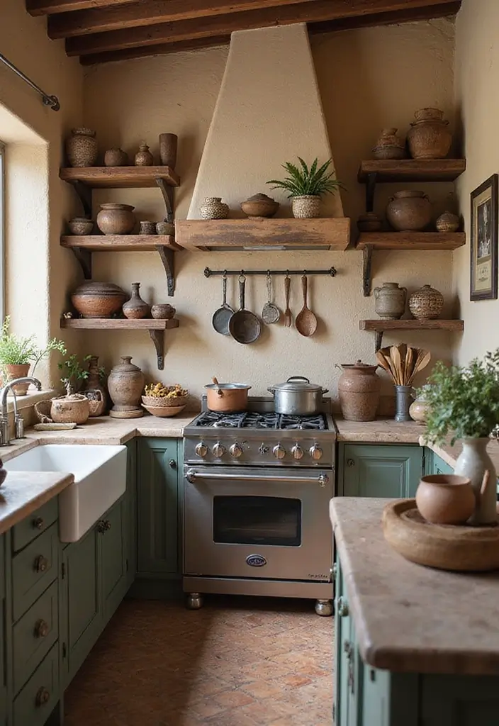 15 Stunning Mediterranean Kitchen Decor Ideas That'll Make You Want to Cook Every Day! - 9. Vintage Finds