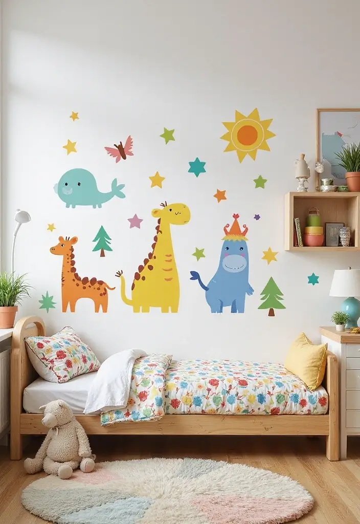 15 Trendy Wall Art Ideas That'll Transform Your Space Into an Instagram Dream! - 12. Wall Decals
