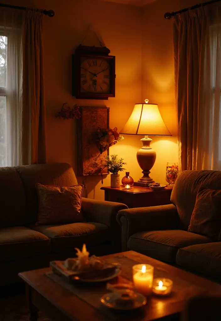 20 Ideas de Decoración que Transformarán Tu Hogar en un Refugio Acogedor (¡No Creerás la #7!) - 2. Iluminación Cálida y Acogedora