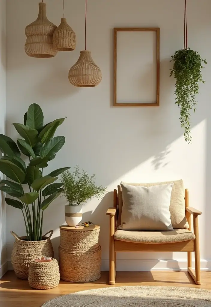 20 Ideas de Decoración que Transformarán Tu Hogar en un Refugio Acogedor (¡No Creerás la #7!) - 20. Decoración Sostenible